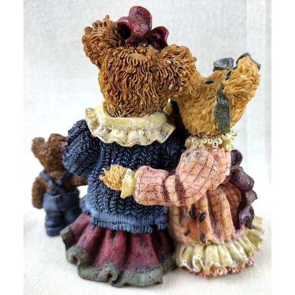 Boyds Bears and Friends Bearstone Collection Louella & Heda The Secret Vintage - Picture 9 of 12